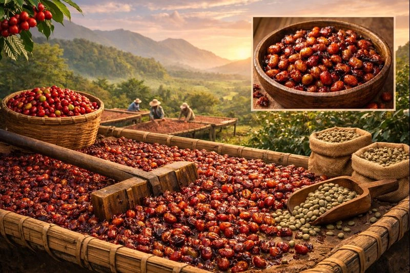 Biji Kopi Red Honey Process