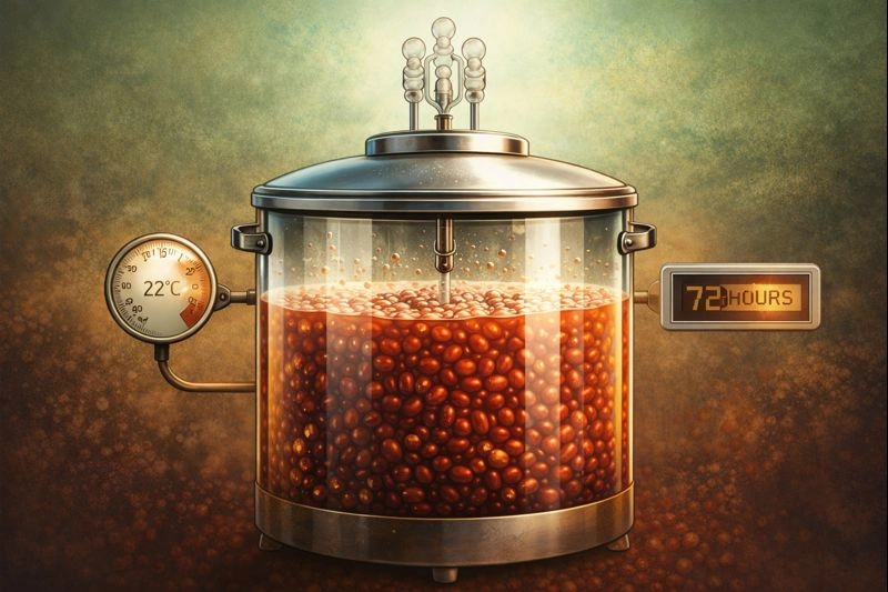 Biji Kopi Fermentasi Anaerob