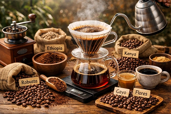 V60 Jenis Jenis Kopi